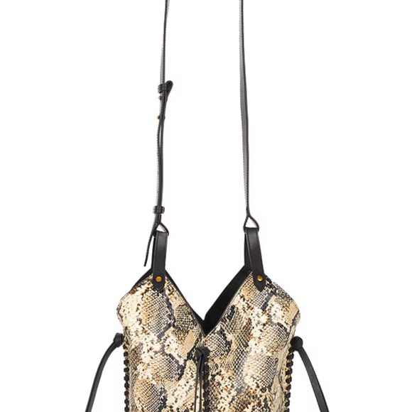 Isabel Marant Tampa Mini Python Leather Bag - Picture 5 of 6